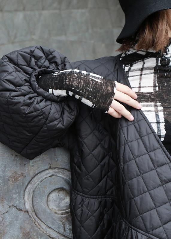 Kvinnors Oversize Vinterkappa med Lanternärm 4