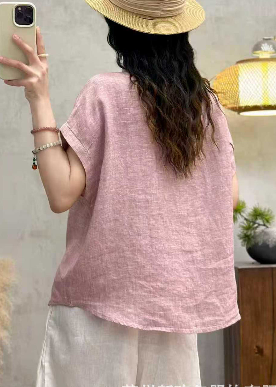 Kvinnors Oversized Blus med Peter Pan-krage 3