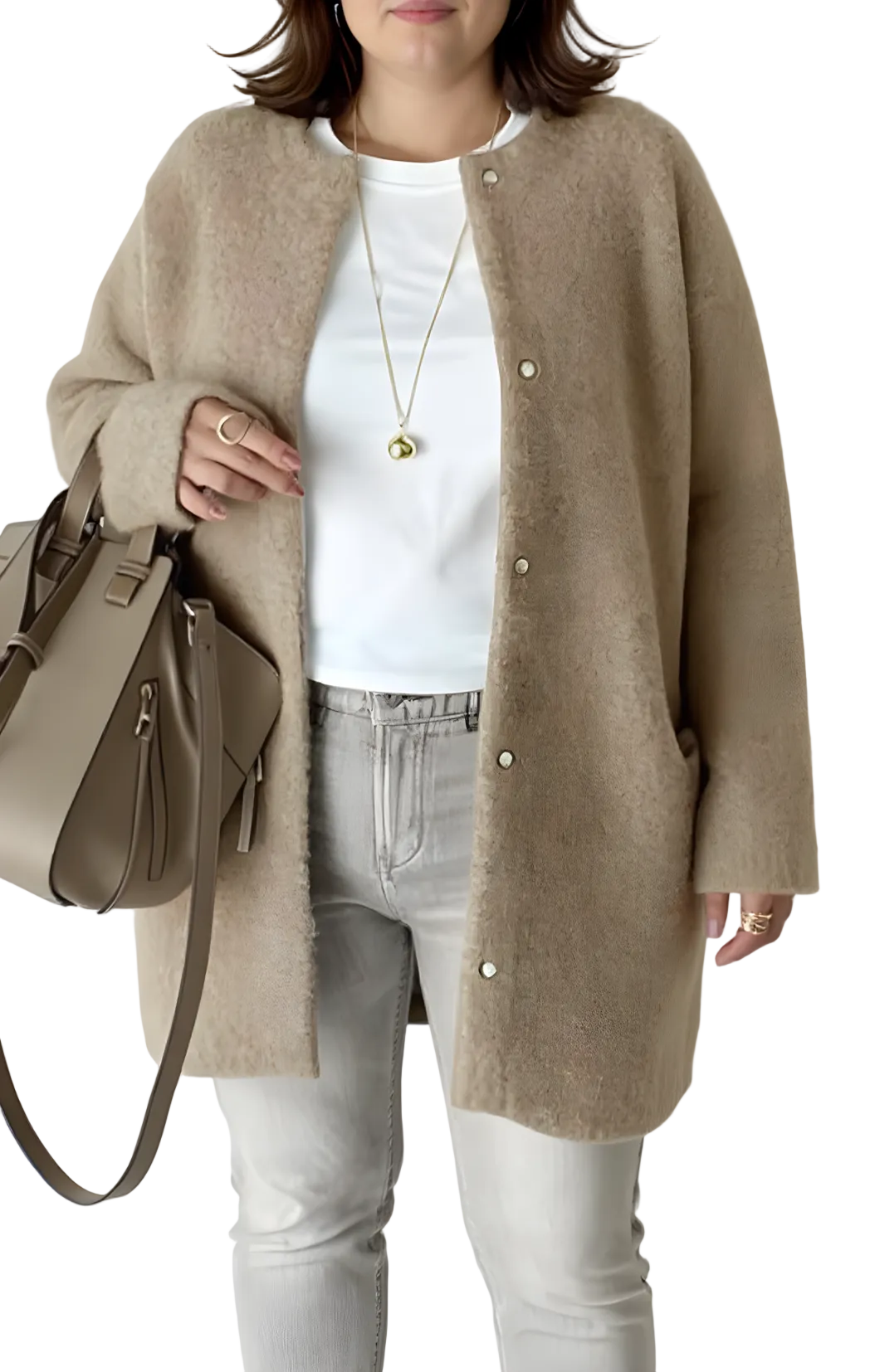 Kvinnors Oversized Cardigan 0