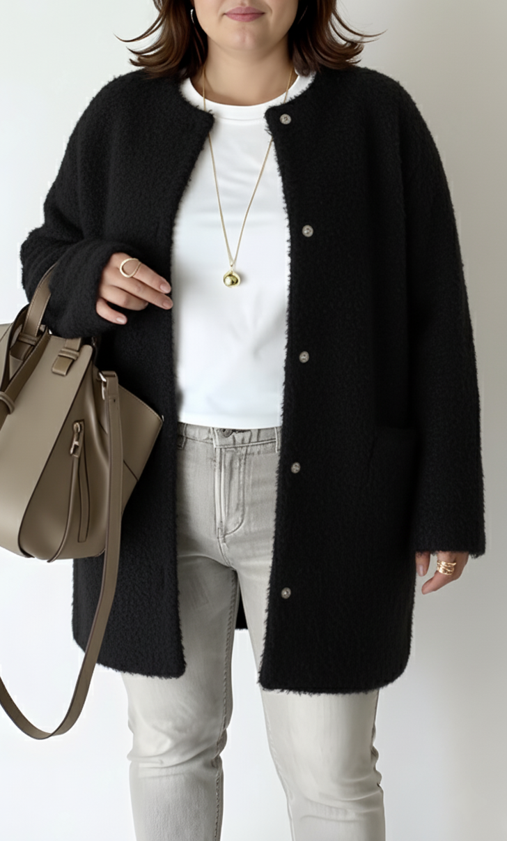 Kvinnors Oversized Cardigan 2