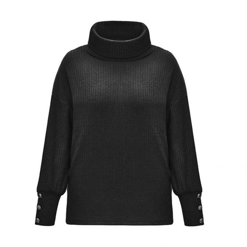 Kvinnors Oversized Tröja med Polokrage 2
