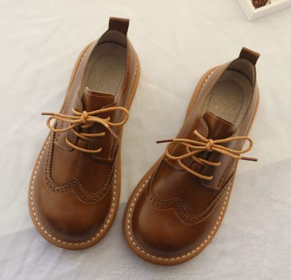 Kvinnors Oxford Skor Brogue Stil 10