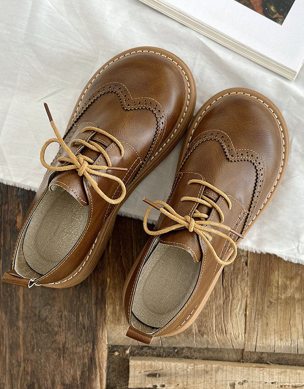 Kvinnors Oxford Skor Brogue Stil 3