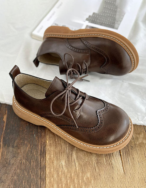 Kvinnors Oxford Skor Brogue Stil 5