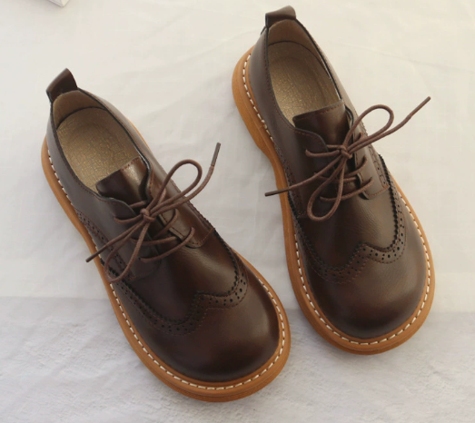 Kvinnors Oxford Skor Brogue Stil 9