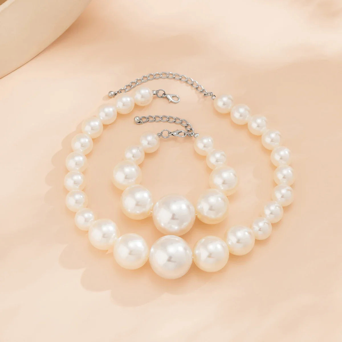 Kvinnors Pärlhalsband Choker Set 6