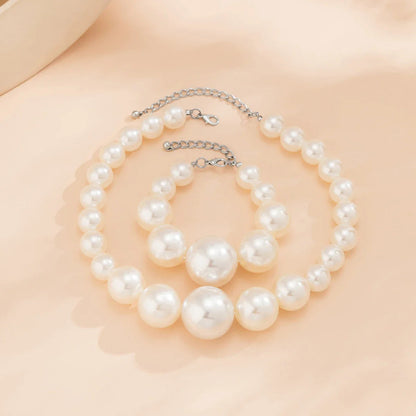 Kvinnors Pärlhalsband Choker Set 6