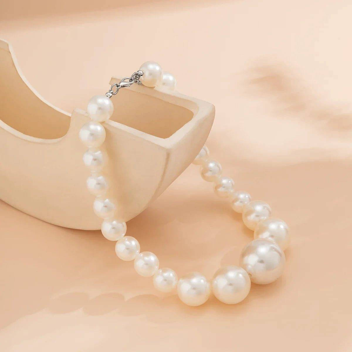Kvinnors Pärlhalsband Choker Set 8