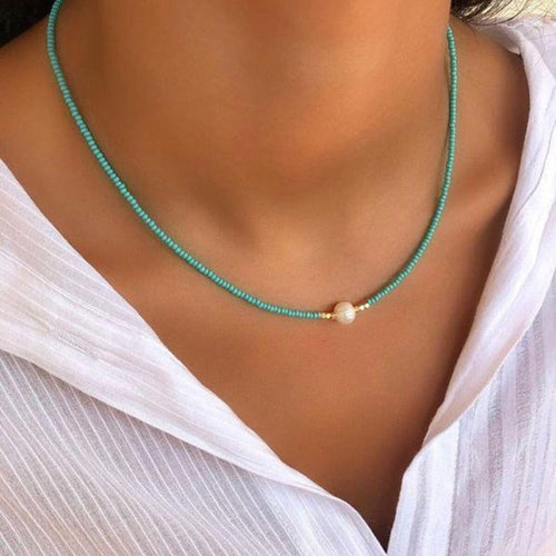 Kvinnors Pärlhalsband Tidlös Stil 0