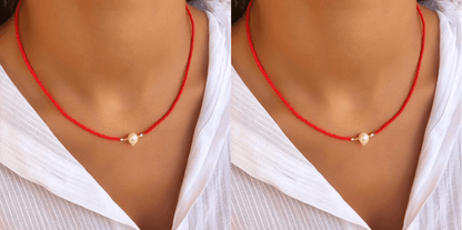 Kvinnors Pärlhalsband Tidlös Stil 1
