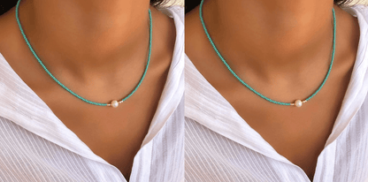 Kvinnors Pärlhalsband Tidlös Stil 4
