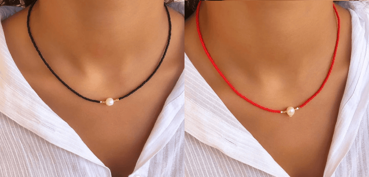 Kvinnors Pärlhalsband Tidlös Stil 5