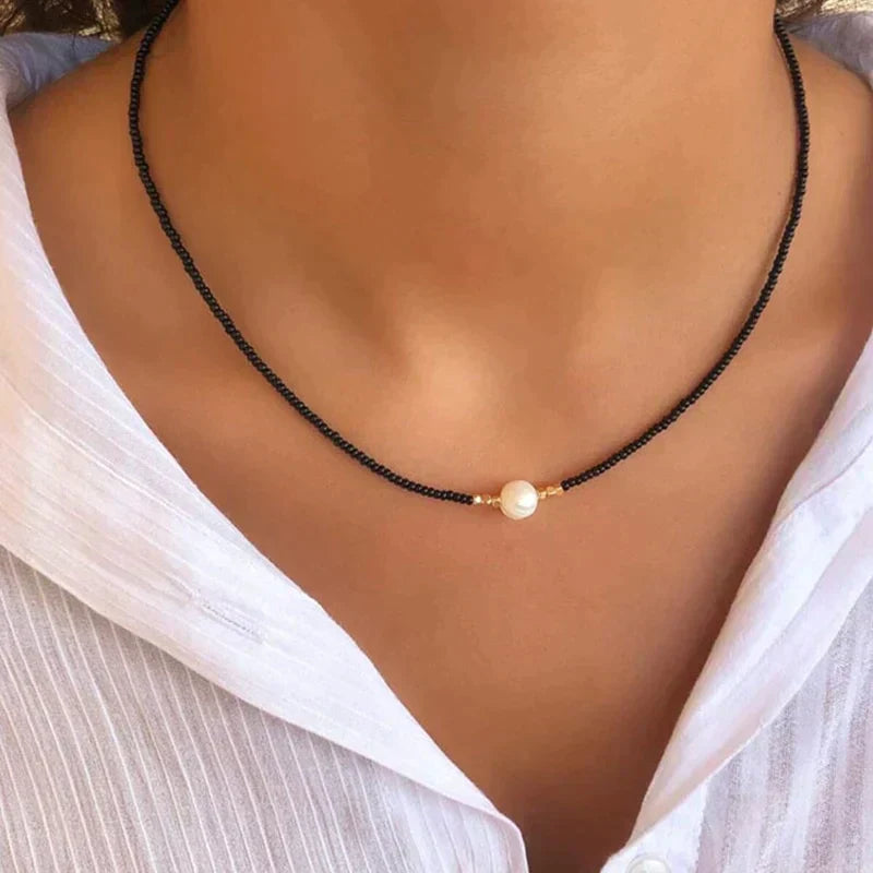 Kvinnors Pärlhalsband Tidlös Stil 9