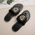 Kvinnors Platta Sandaler Unik Design Gummi Syntetisk Innersula 1