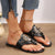 Kvinnors Platta Sandaler Unik Design Gummi Syntetisk Innersula 5