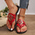Kvinnors Platta Sandaler Unik Design Gummi Syntetisk Innersula 7