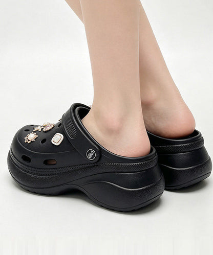 Kvinnors Plattform Flip Flops Modern Design 4