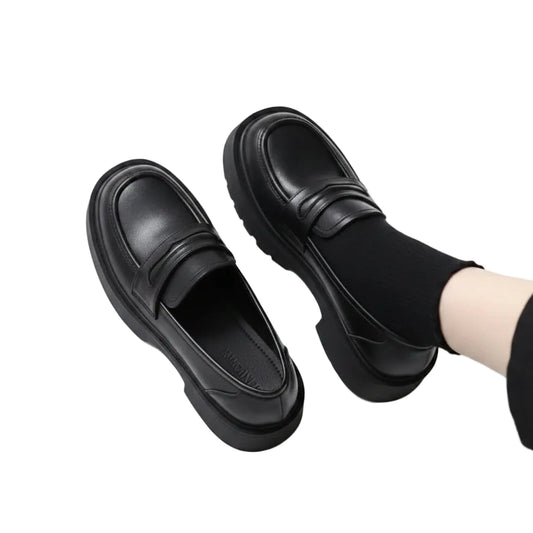Kvinnors Plattform Loafers Chunky Sole 2