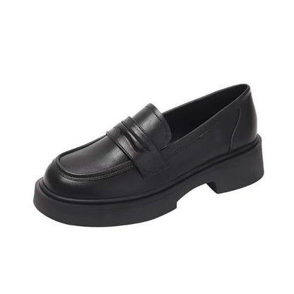 Kvinnors Plattform Loafers Chunky Sole 5