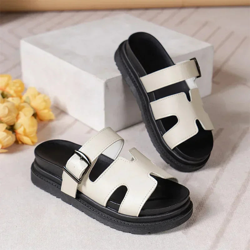 Kvinnors Plattform Sandaler 8