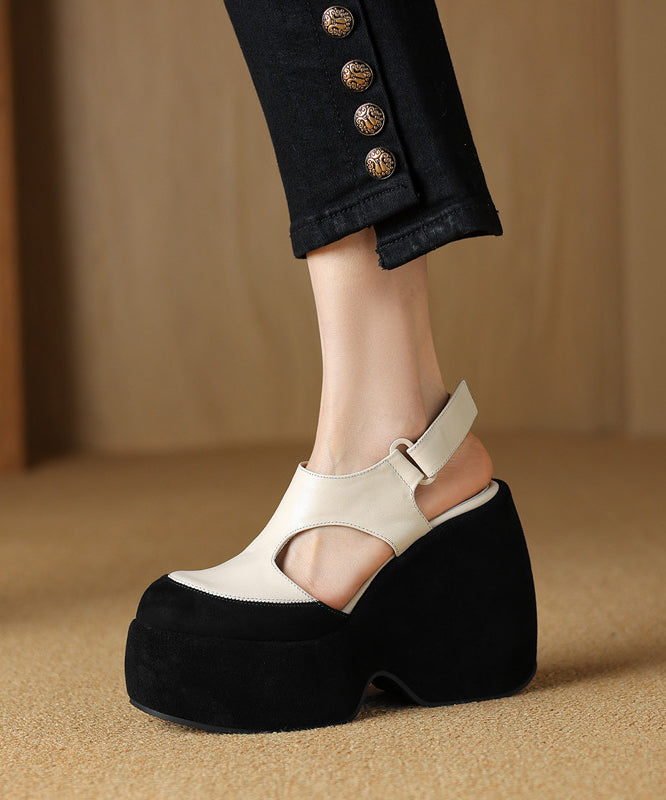 Kvinnors Plattform Sandaler Modern Design 1