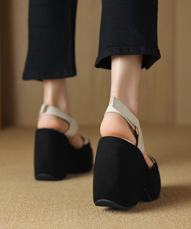 Kvinnors Plattform Sandaler Modern Design 4