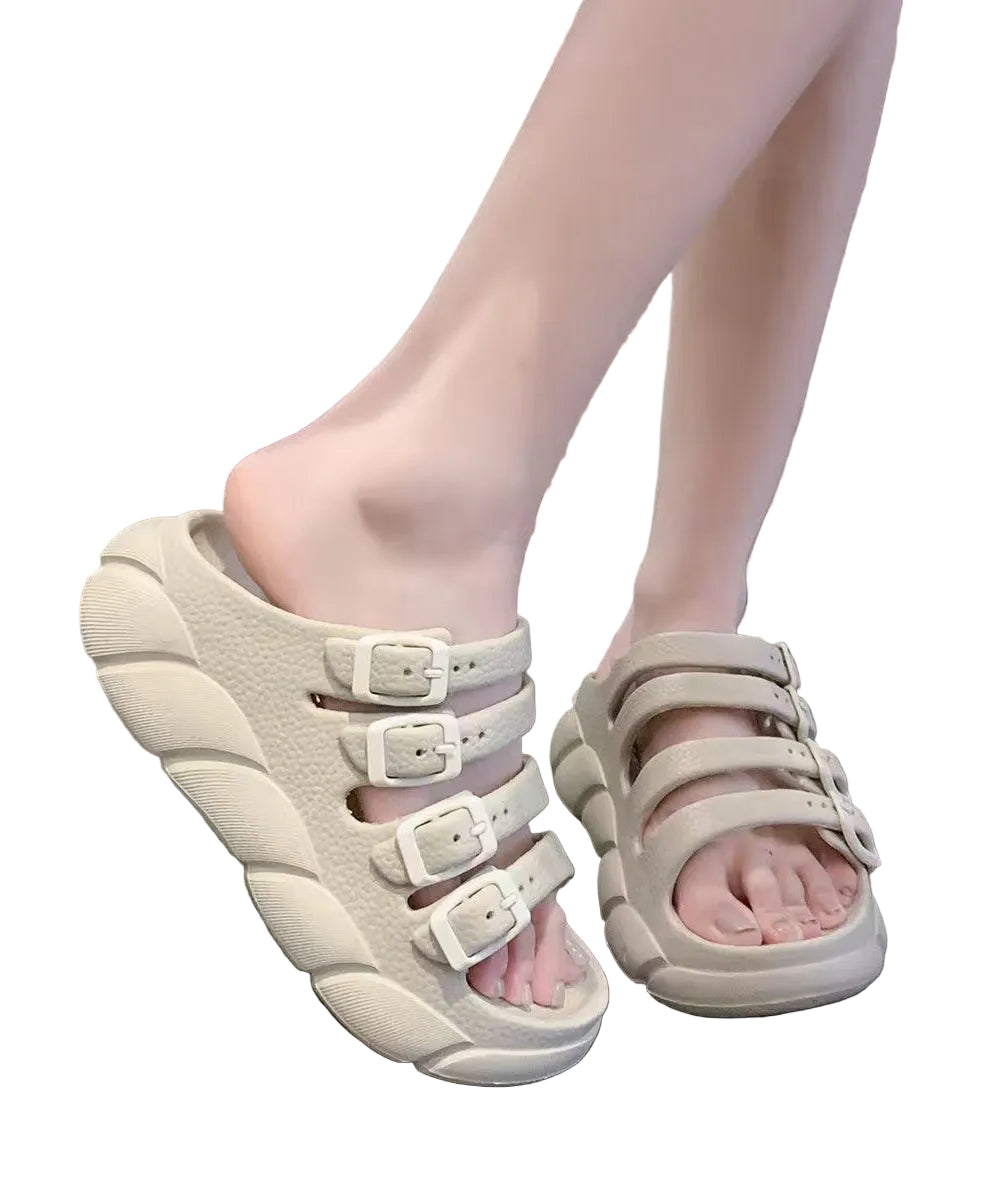 Kvinnors Plattform Sandaler Peep Toe Trendig Design 0