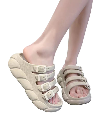 Kvinnors Plattform Sandaler Peep Toe Trendig Design 0