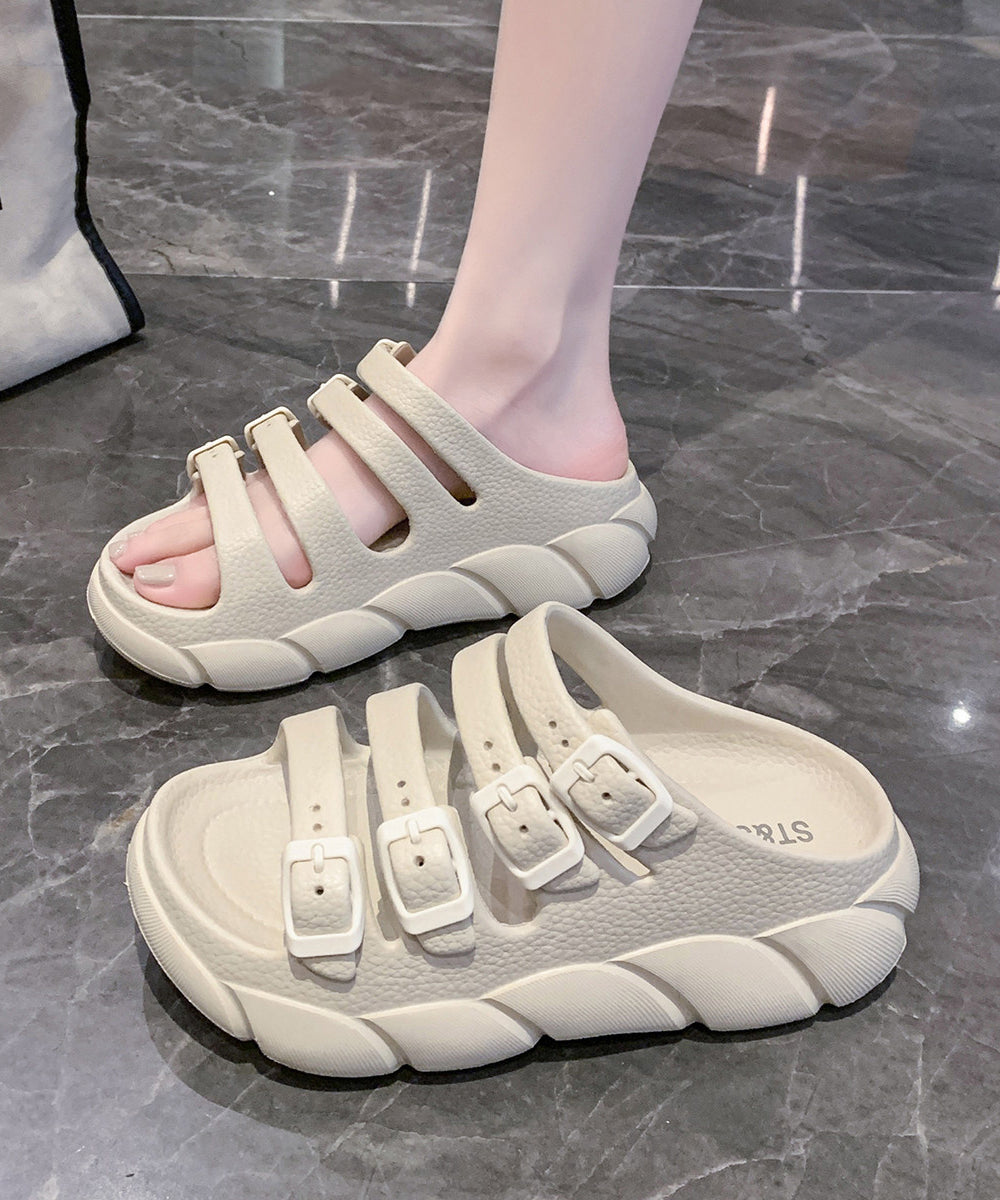 Kvinnors Plattform Sandaler Peep Toe Trendig Design 3