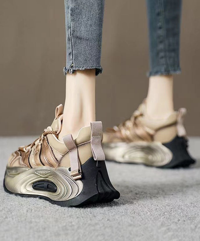 Kvinnors Plattform Skor med Korsrem Modern Stil 0