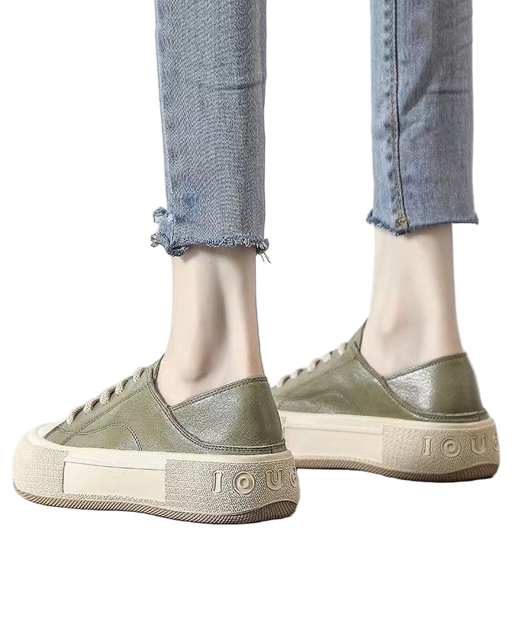 Kvinnors Plattformsskor Splicing Stil 0