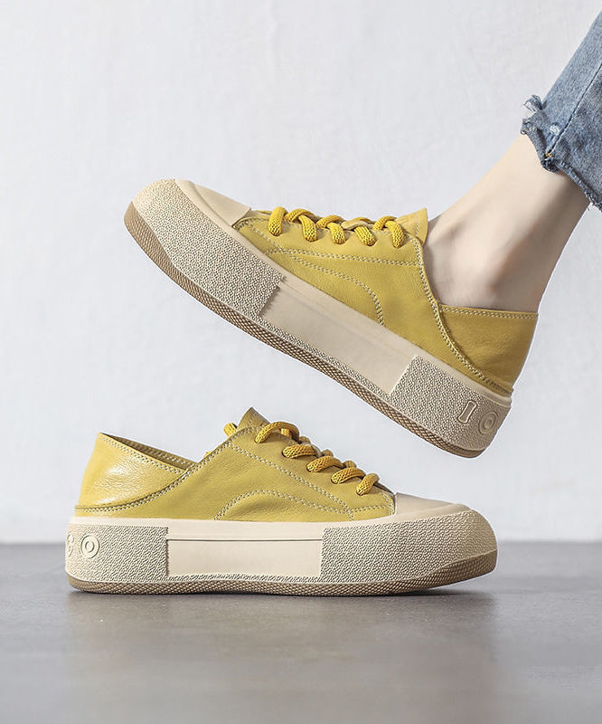 Kvinnors Plattformsskor Splicing Stil 1