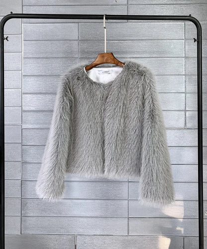 Kvinnors Plyschjacka Fodrad Design 7