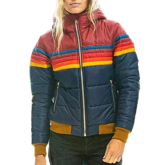 Kvinnors Pufferjacka med Dragkedja 0