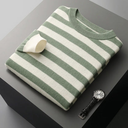 Kvinnors Randig Tröja Modern Stil 1