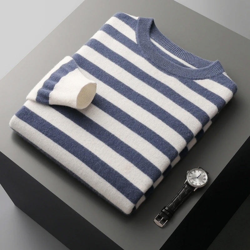 Kvinnors Randig Tröja Modern Stil 4