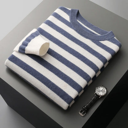 Kvinnors Randig Tröja Modern Stil 4