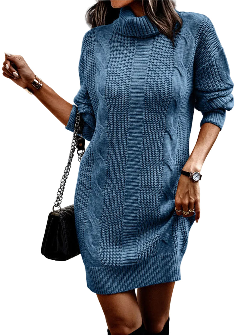 Kvinnors Ribbstickad Tröja Avslappnad Stil 0