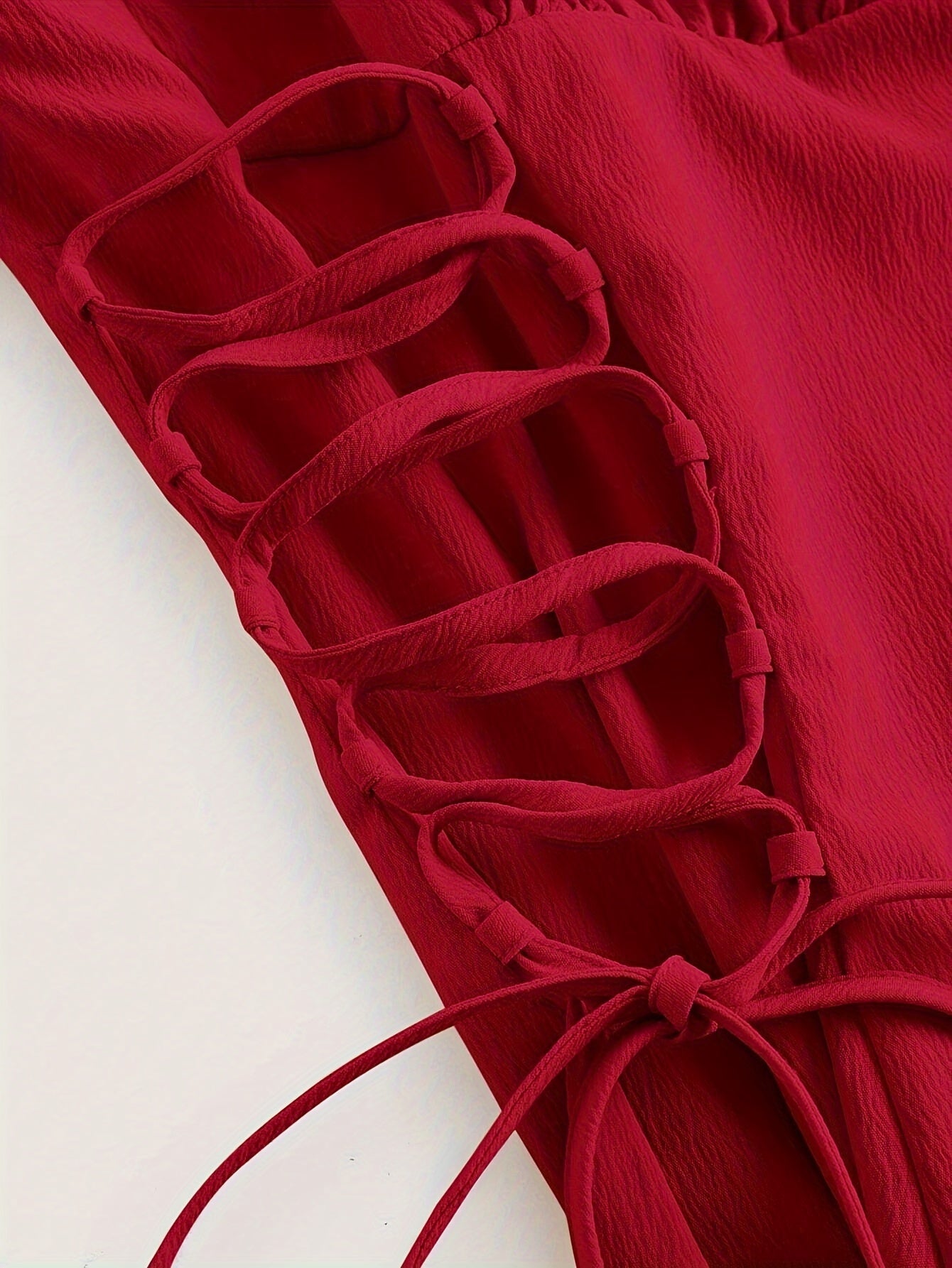 Kvinnors Ryglös Ruched Cami-kjole med Fyrkantig Hals 3