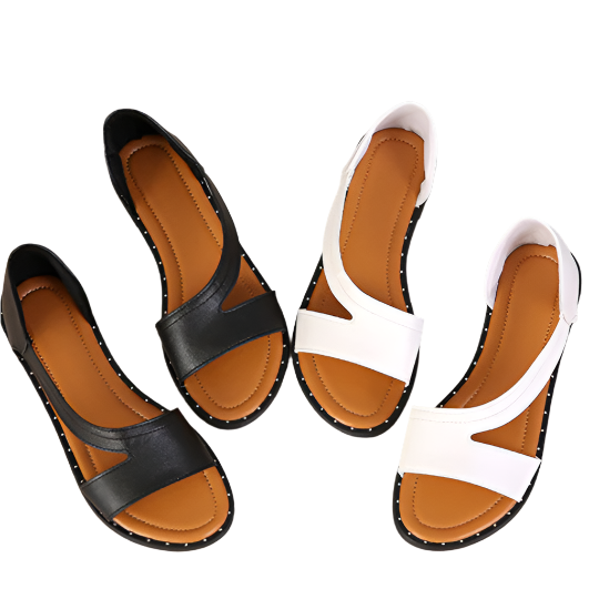 Kvinnors Sandaler Justerbara Remmar Premium PU-Läder 0