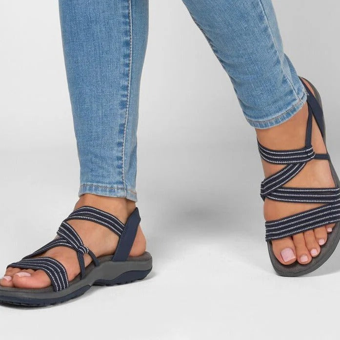 Kvinnors Sandaler Med Remmar Utomhus Sportig Design 1
