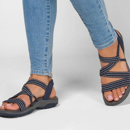 Kvinnors Sandaler Med Remmar Utomhus Sportig Design 2