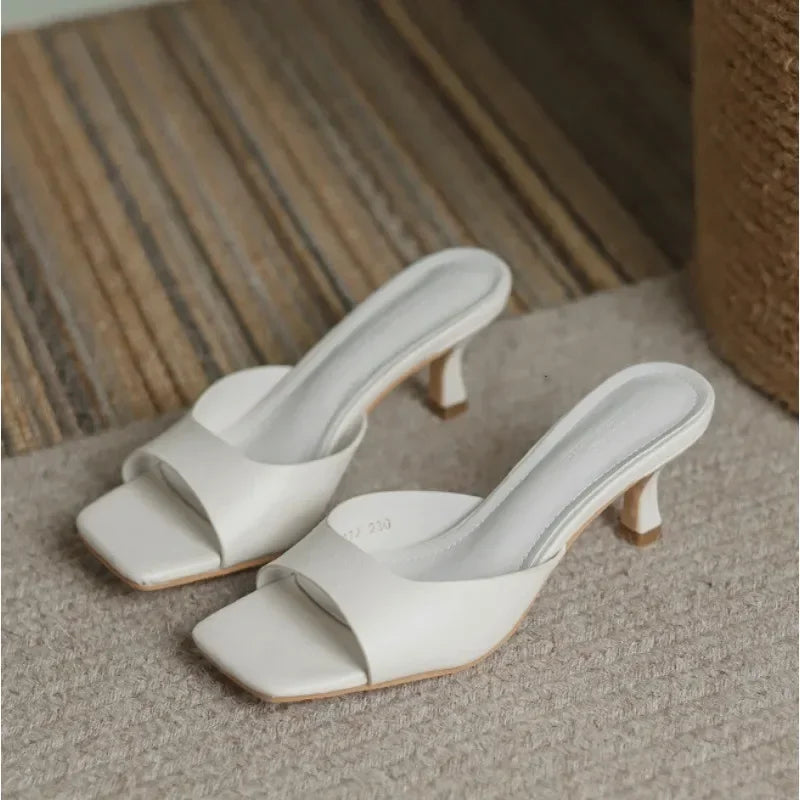 Kvinnors Sandaler Rund Tå Modern Design 1