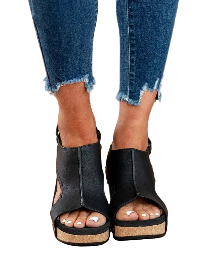 Kvinnors Sandaler Trendiga Mångsidiga Design 0