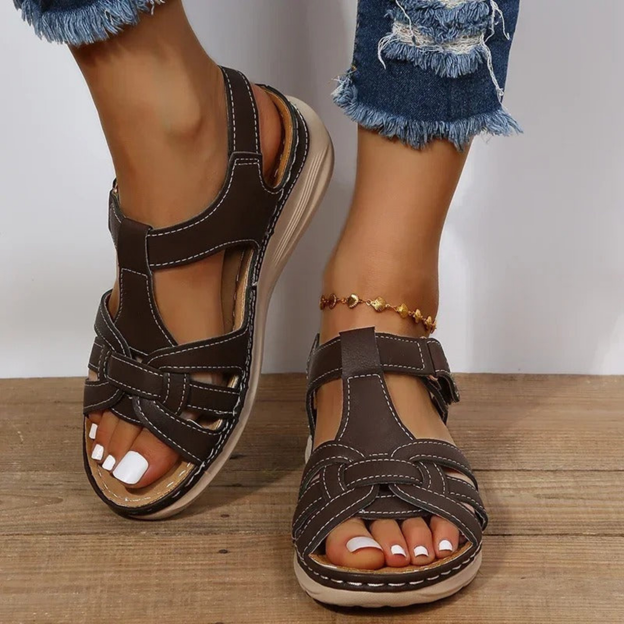 Kvinnors Sandaler för Promenader 3