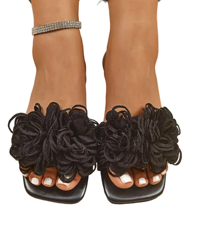 Kvinnors Sandaler med Blommig Design 0