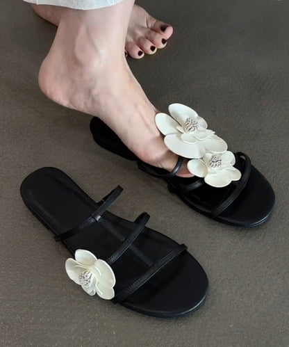 Kvinnors Sandaler med Blommönster och Öppen Tå 3