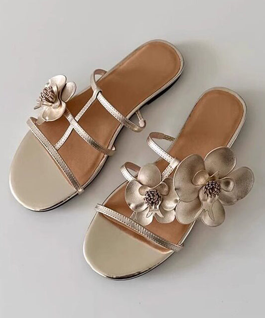 Kvinnors Sandaler med Blommönster och Öppen Tå 4