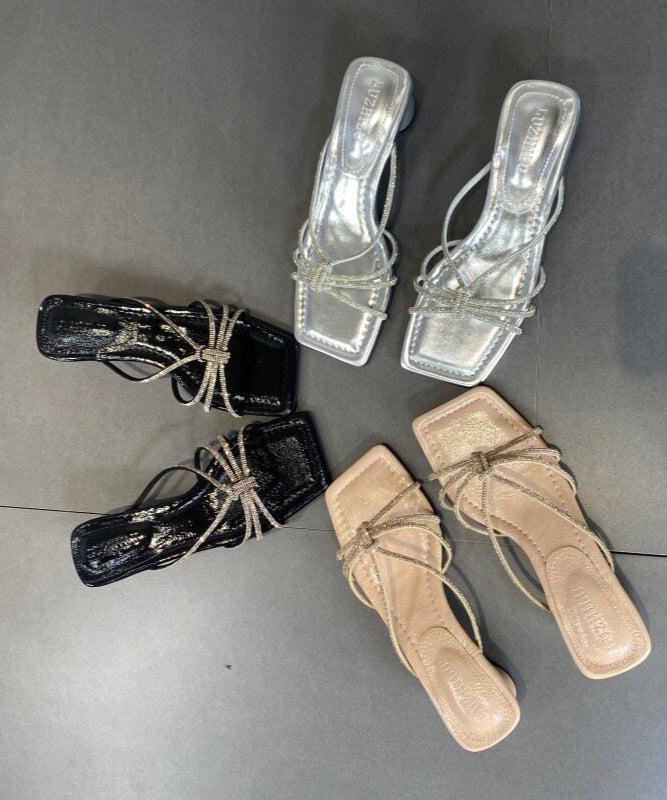 Kvinnors Sandaler med Chunky Klack 3