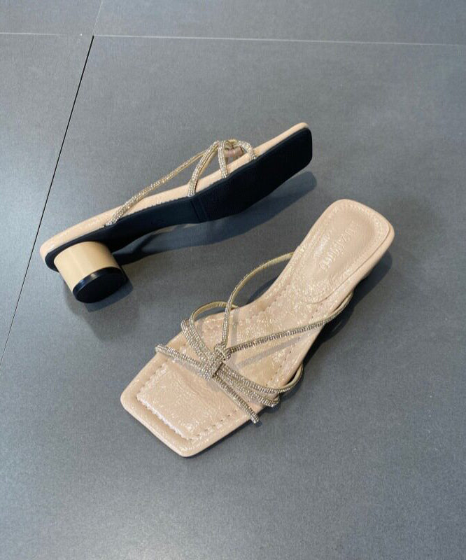 Kvinnors Sandaler med Chunky Klack 4